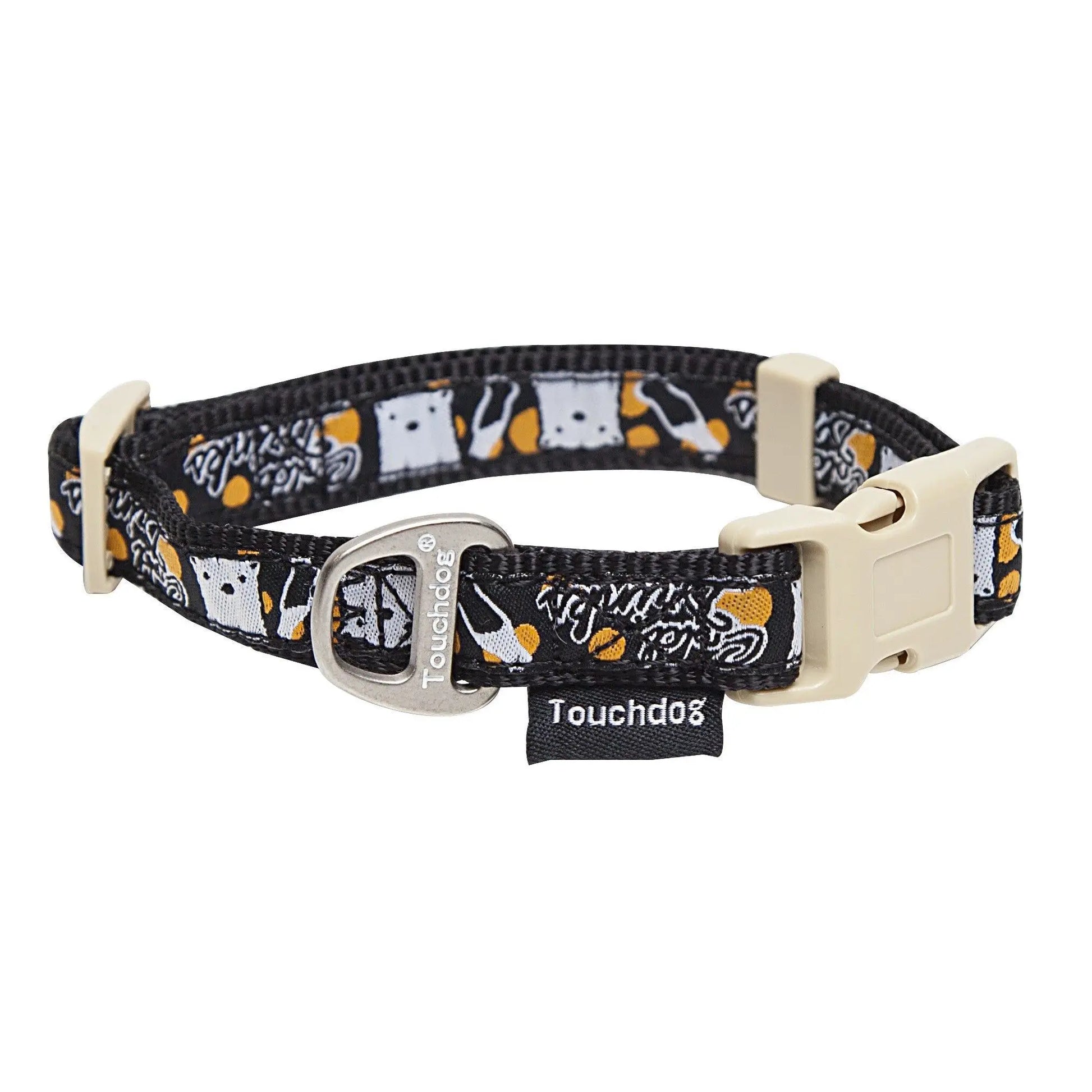 DB Touchdog 'Caliber' Designer Embroidered Pet Dog Leash and Collar Combination Fashionable Accessories-1