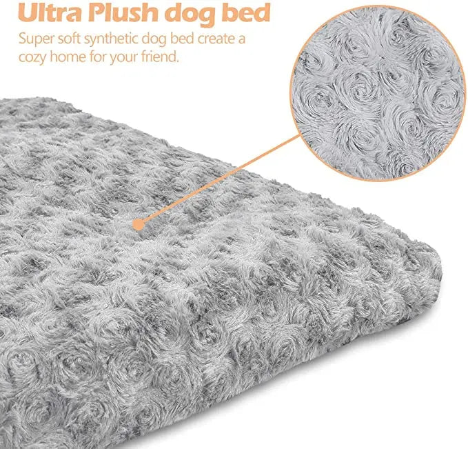 Wholesale Premium 59x46cm Dog Bed for Small Pets Solid Pattern with Non-Skid Bottom Surface Mattress Accessories Included-1