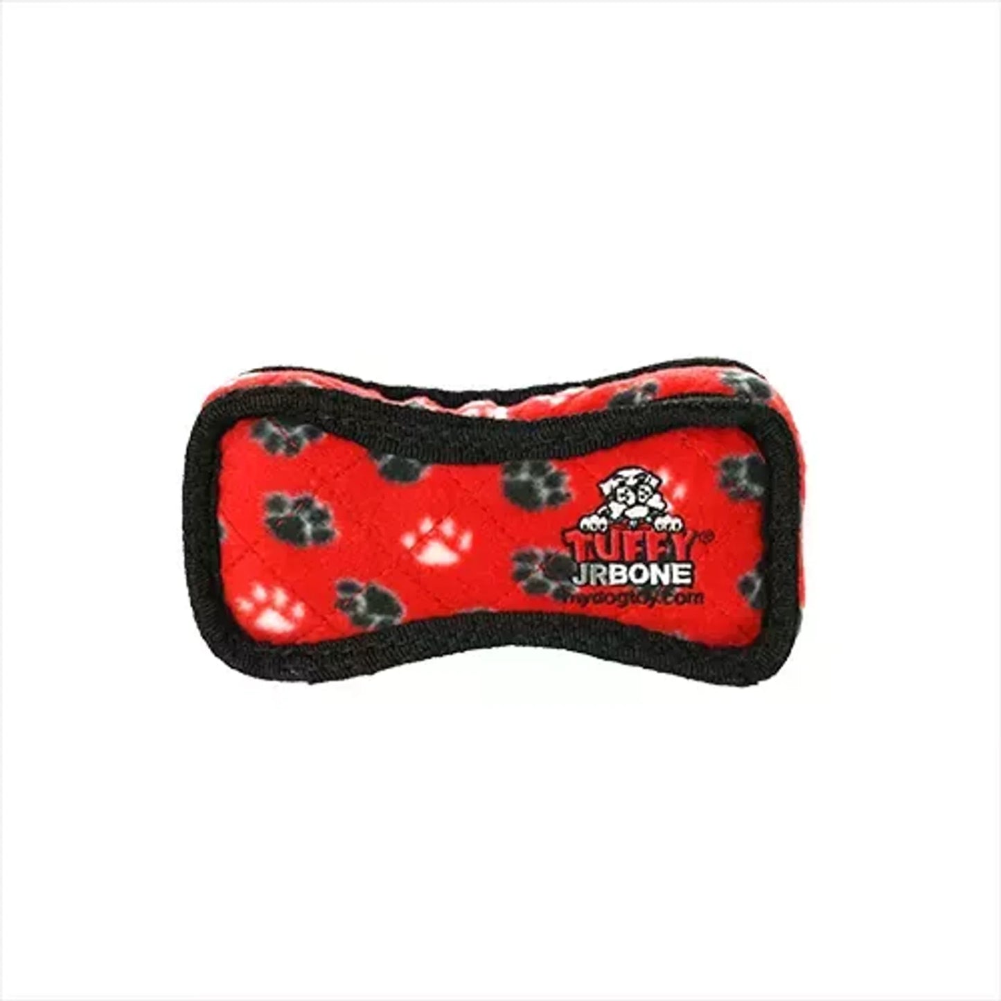 TD Tuffy Jr Bone2 Red Paw Durable Eco-Friendly Interactive Pet Toy for Playing Made of Rubber-3