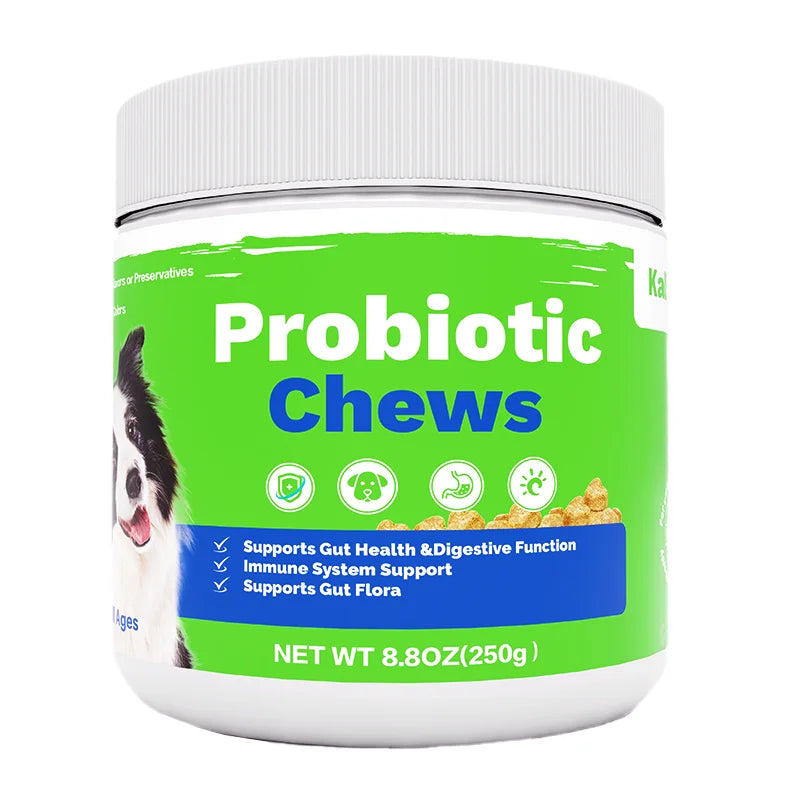 OEM/ODM Dog Soft Chews Probiotics Pet Supplement and Anti Allergy Immune Booster for Dogs Veterinary Supplements-0