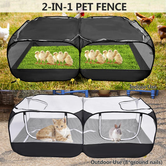 Versatile Pet Haven: The Ultimate Indoor/Outdoor Playpen For Your