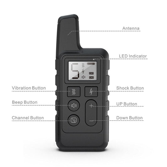 1PC Remote Control Electric Dog Training Collar Pet Remote Control Waterproof Rechargeable Pet Dog Bark Collar