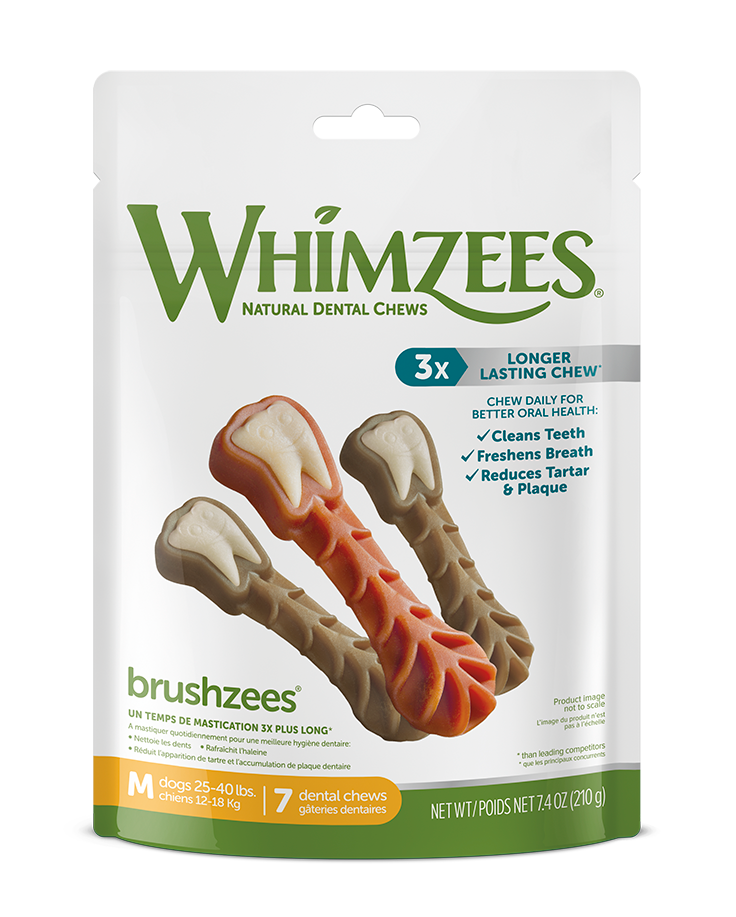 WHMZ DNTL CHW MEDIUM 7CT ( 4 X 7.4 OZ   )