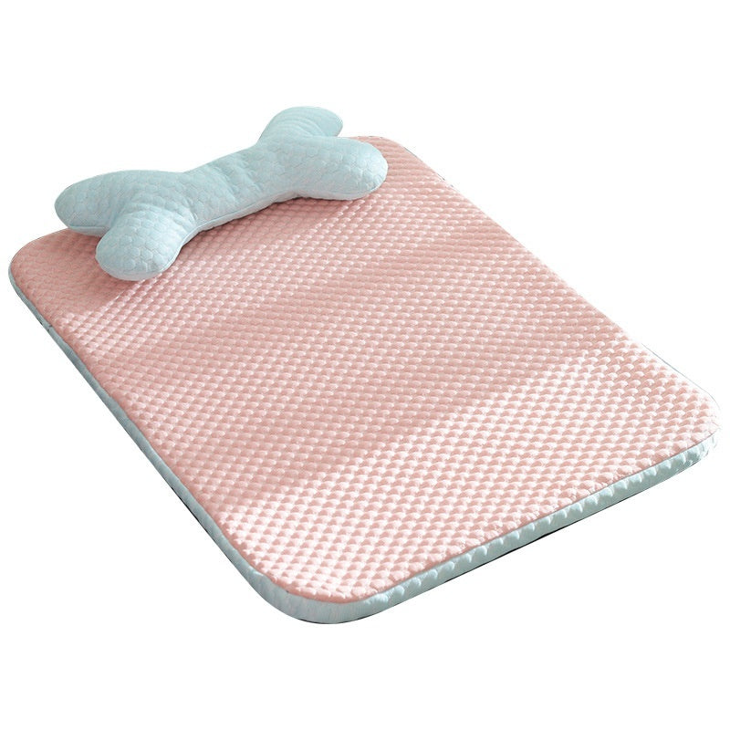 Dog Bed Breathable Cooling Spring Summer Pet Sleeping Mat For Small