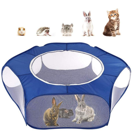 Portable Playpen For Small Pets: Foldable, Waterproof, And Breathable