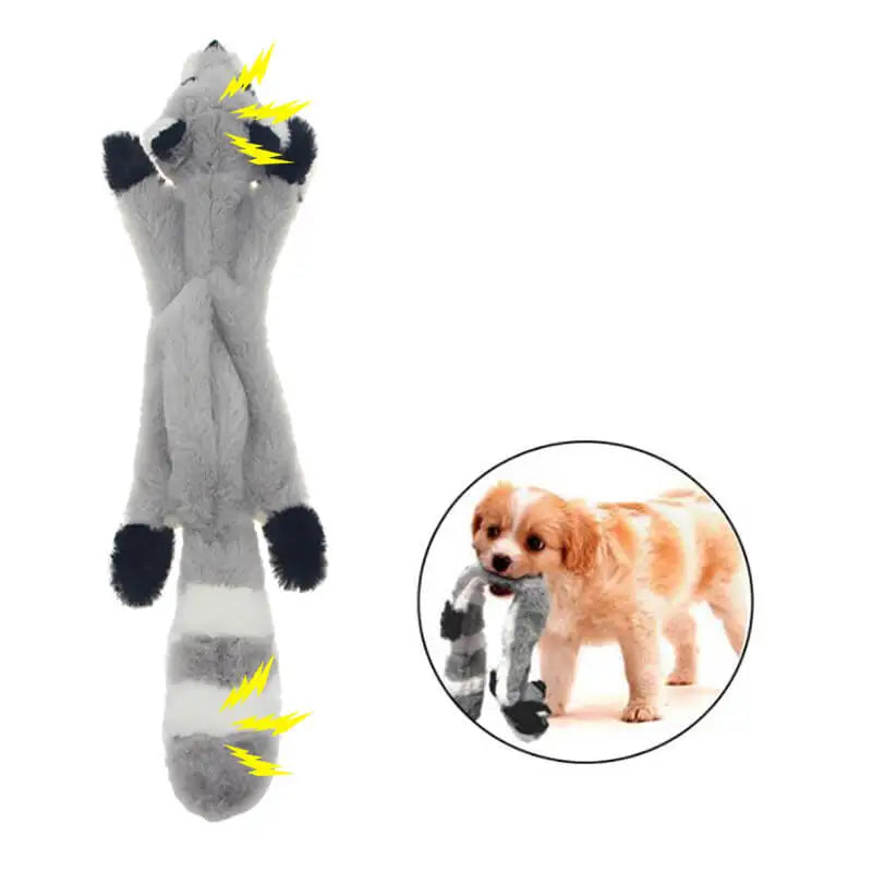 US LOCAL STOCK Durable Dog Squeak Toys No Stuffing Plush Dogs Chew Toy for Small Medium Large Breed Chewer Squeaky Chew Toys-1