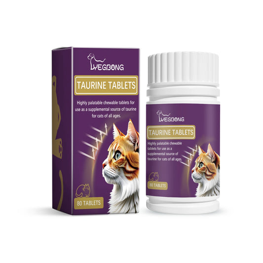 Yegbong Soft Chew Multi-Dimensional Taurine Tablets Nutritional Supplement for Cats Fish Application-0