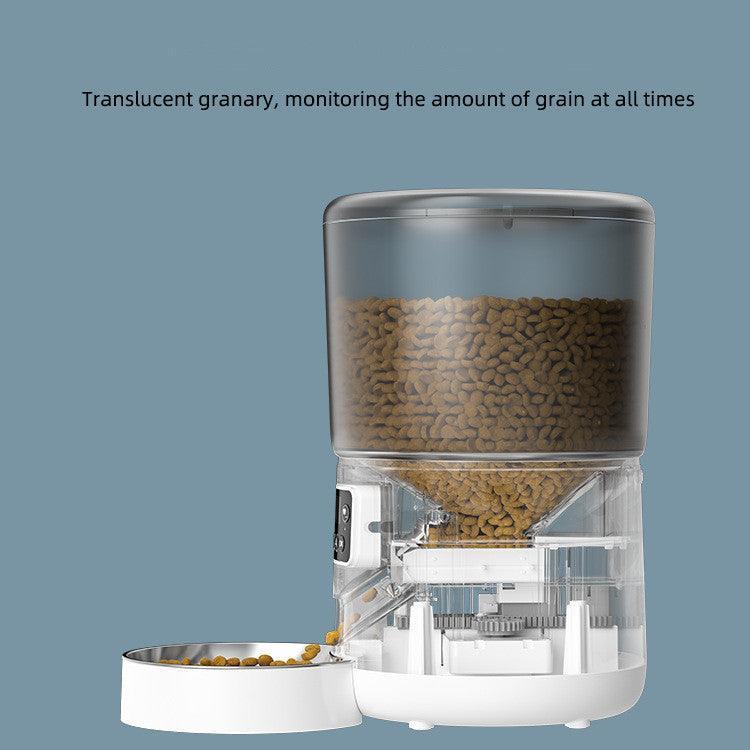 Automatic Cat Feeder With Timed And Quantitative Feeding