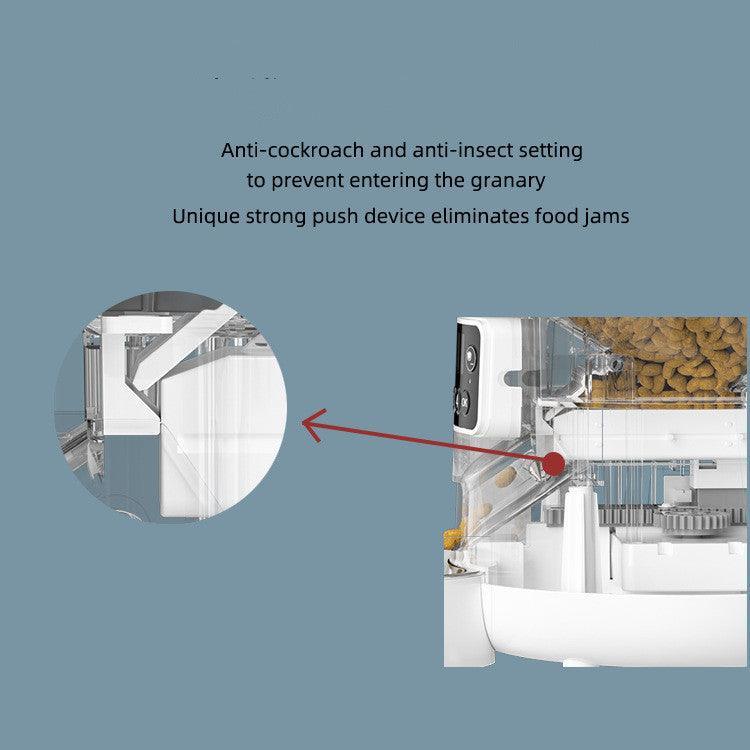 Automatic Cat Feeder With Timed And Quantitative Feeding