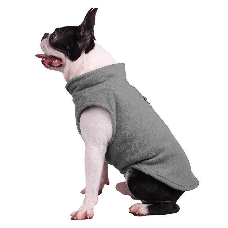 Cozy Fleece Pet Sweater: Stylish Comfort For Your Furry Friend