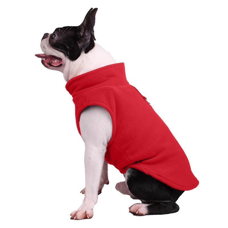 Cozy Fleece Pet Sweater: Stylish Comfort For Your Furry Friend