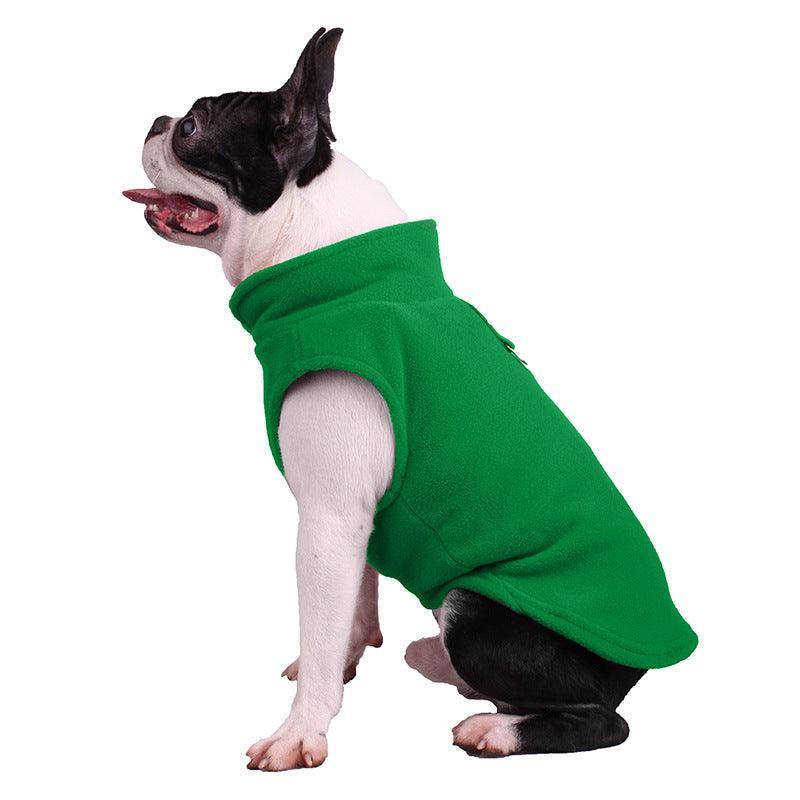 Cozy Fleece Pet Sweater: Stylish Comfort For Your Furry Friend