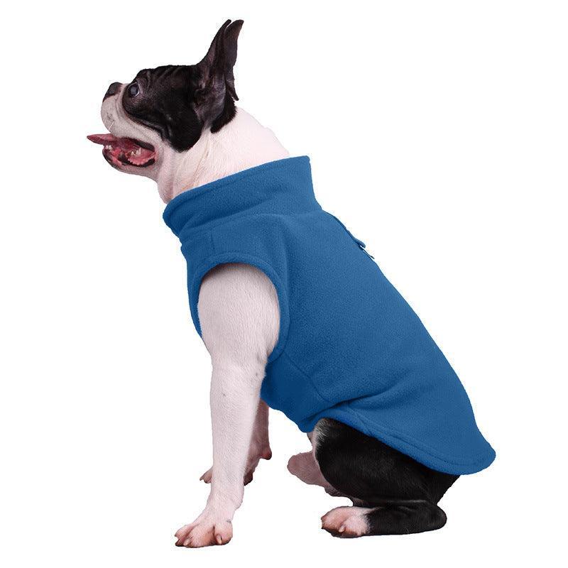 Cozy Fleece Pet Sweater: Stylish Comfort For Your Furry Friend