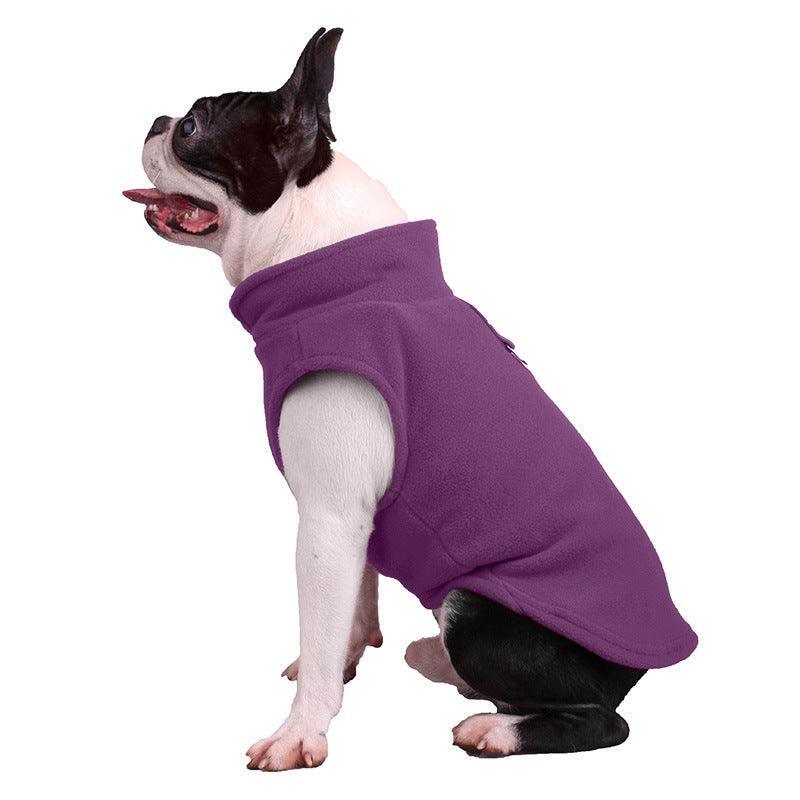 Cozy Fleece Pet Sweater: Stylish Comfort For Your Furry Friend