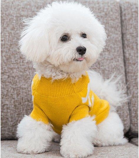 Cozy Woolen Pet Sweater - Stylish And Warm Dog Clothes For All Seasons-3