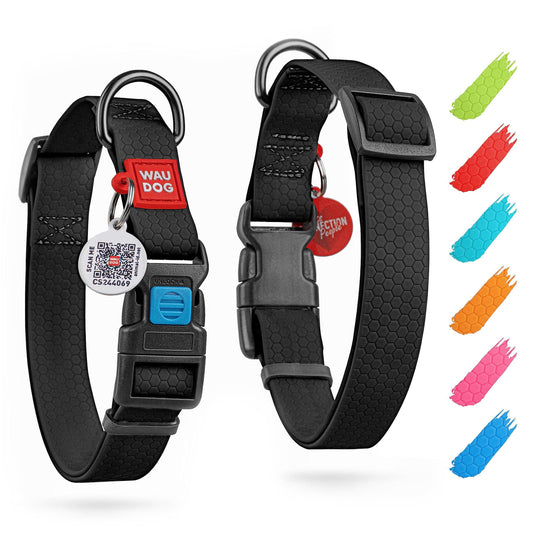 Waterproof Dog Collar   Adjustable Dog Collar for Large Dogs Small and